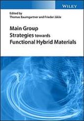 book Main group strategies towards functional hybrid materials