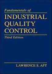 book Fundamentals of industrial quality control