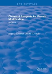 book Chemical Reagents for Protein Modification : Volume II