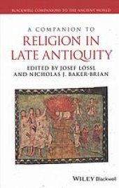 book A companion to religion in late antiquity