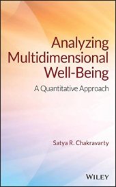 book Analyzing Multidimensional Well-Being: A Quantitative Approach