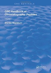 book CRC Handbook of Chromatography. Volume I, Peptides