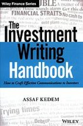 book The investment writing handbook : how to craft effective communications to investors