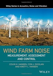 book Wind Farm Noise: Measurement, Assessment, and Control