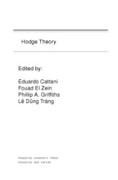 book Hodge Theory