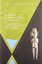 book Un ejemplo de larga tradicion historica Andina