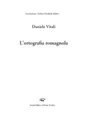 book L’ortografia romagnola