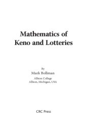 book Mathematics of Keno and Lotteries