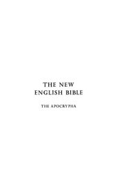 book The New English Bible: The Apocrypha