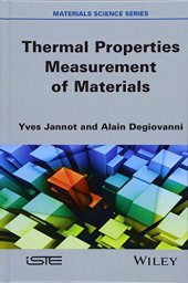 book Thermal Properties Measurement of Materials