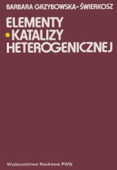 book Elementy katalizy heterogenicznej