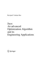 book Jaya. An advanced Optimization Algorithm and its Engineering Applications