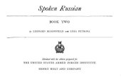 book Spoken Russian Book 2 (book and audio)