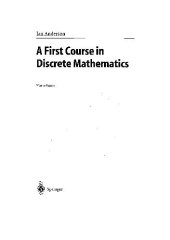 book A First Course In Discrete Mathematics