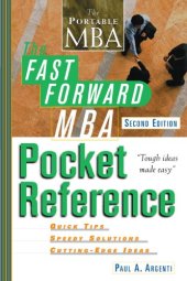 book The Fast Forward MBA Pocket Reference, Second Edition