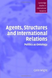 book Agents structures & international relations