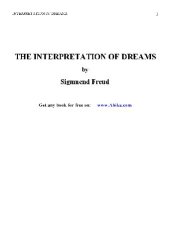 book The Interpretation of Dreams