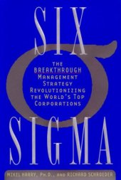 book Six Sigma: The Breakthrough Management Strategy Revolutionizing the World's Top Corporations