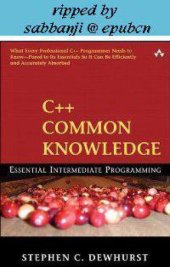 book C++ Common Knowledge Essential Intermediate Programming