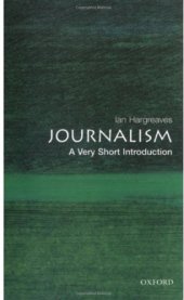 book Journalism. A Very Short Introduction