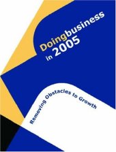 book Doing Business in 2005: Obstacles to Growth