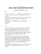 book The Athenian Constitution