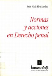 book Normas y acciones en derecho penal