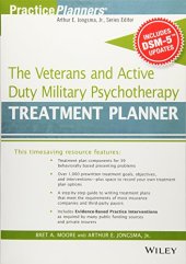 book The Veterans and Active Duty Military Psychotherapy Treatment Planner, with DSM-5 Updates