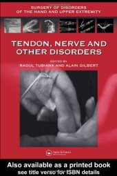 book Tendon, Nerve and Other Disorders