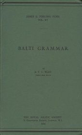 book Balti grammar