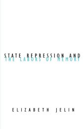 book State repression and the labors of memory