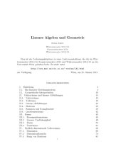 book Lineare Algebra und Geometrie [lecture notes]