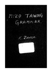 book Mizo tawng grammar