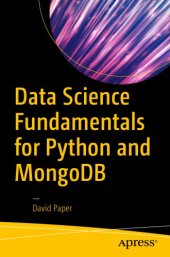 book Data Science Fundamentals for Python and MongoDB