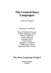 book The Central Sara Languages