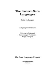 book The Eastern Sara Languages