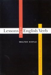 book Lessons on the English Verb: No Expression Without Representation