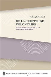 book De la certitude volontaire