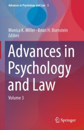 book Advances in psychology and law