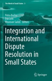 book Integration and International Dispute Resolution in Small States