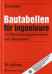 book Bautabellen für Ingenieure