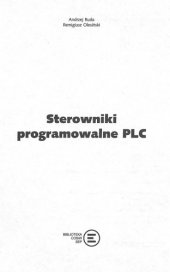 book Sterowniki programowalne PLC