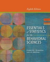 book Essentials of Statistics for the Behavioral Sciences