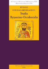 book Byzanz und das Abendland IV. Studia Byzantino-Occidentalia