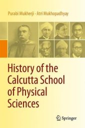 book History of the Calcutta School of Physical Sciences