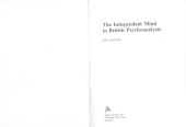 book The Independent Mind In British Psychoanalysis