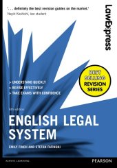 book Law Express. English Legal System