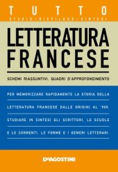 book Tutto letteratura francese. Schemi riassuntivi, quadri d'approfondimento