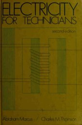 book Electricity for Technicians