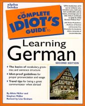 book The Complete Idiot’s Guide to Learning German